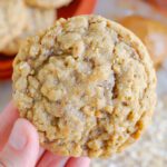 Homemade Peanut Butter Cookies with Oatmeal