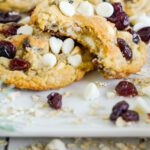 Chewy Oatmeal Cranberry Cookies