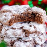 Chocolate Christmas Crinkle Cookies with Cake Mix Recipe