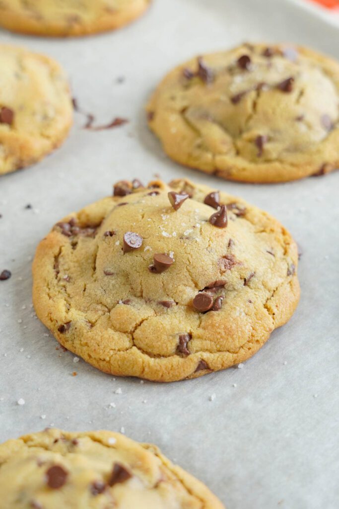 Reese's Stuffed Peanut Butter Chocolate Chip Cookies - LemonPeony