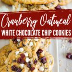 White Chocolate Oatmeal Cranberry Cookies Recipe
