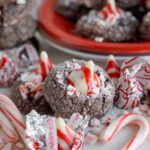 Brownie Candy Cane Cookies