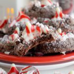 Candy Cane Peppermint Brownie Bites