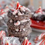 Christmas Peppermint Brownie Bites