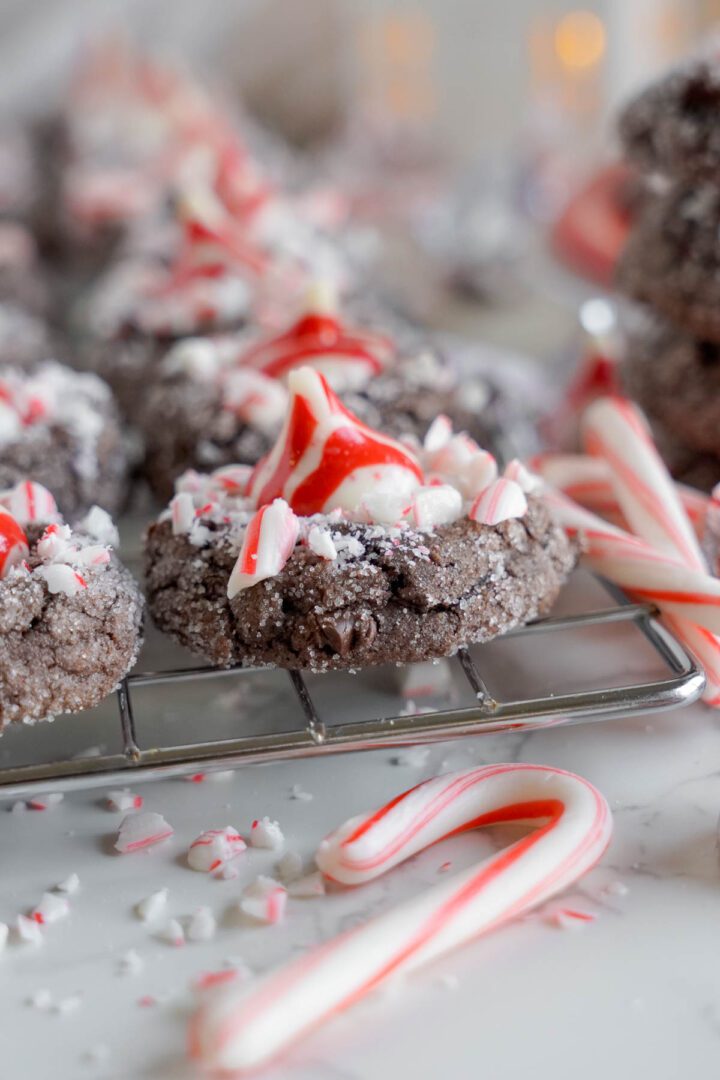 Homemade Brownie Mix Peppermint Cookies
