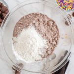 Easter Brownie Cookies Flour and Brownie Mix