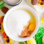 Easter Egg Reese’s Peanut Butter Cookies ingredients in bowl