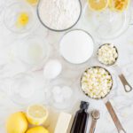 Lemon Cookies with White Chocolate Chips Ingredients