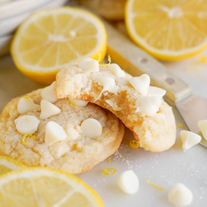 Lemon White Chocolate Chip Cookies Easy Recipe