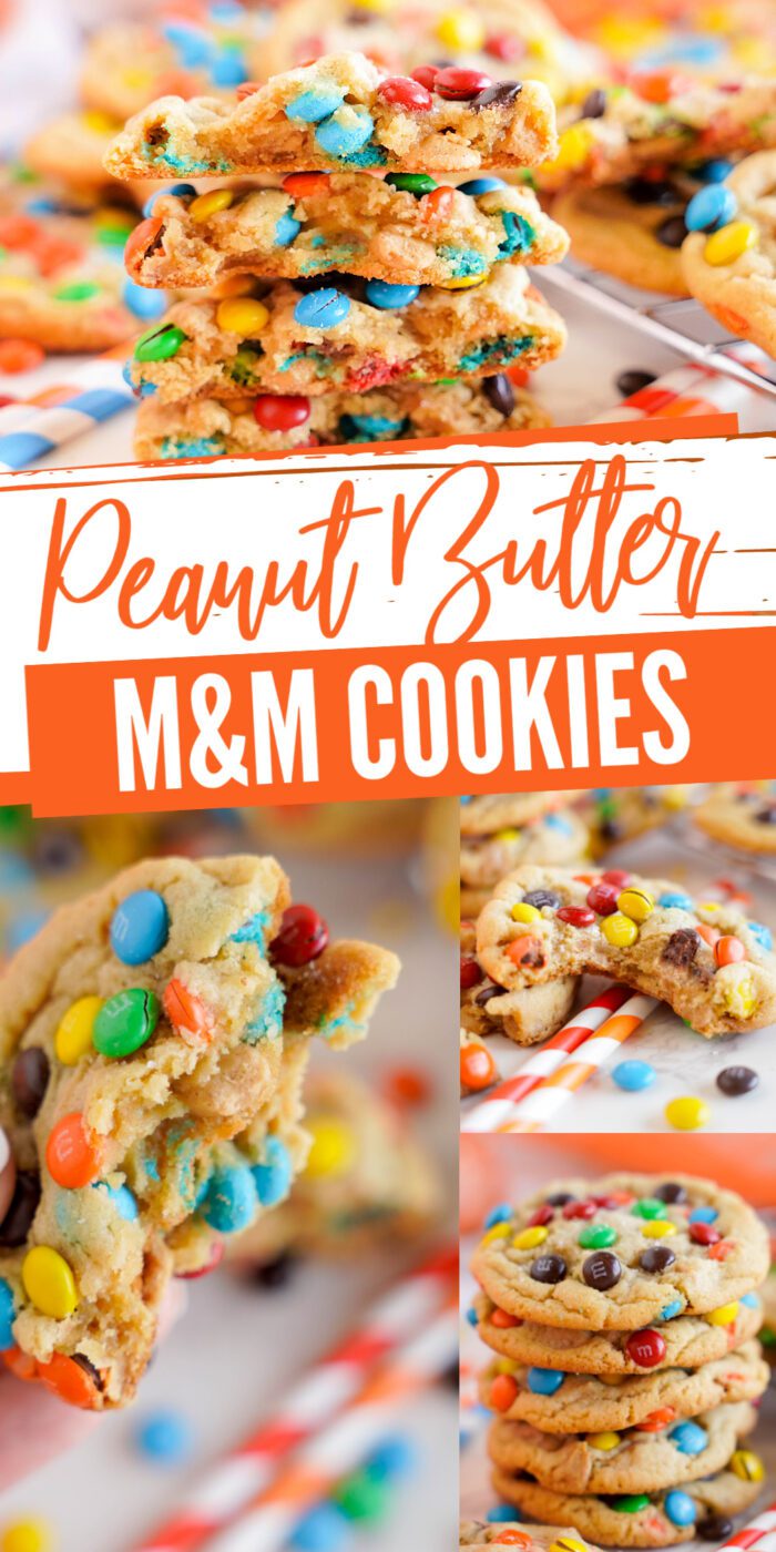 Best Peanut Butter M&M Cookies