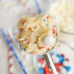 4th of July Cake Mix Cookies Cookie Scoop Batter