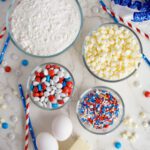 4th of July Cake Mix Cookies Ingredients