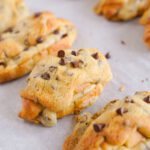 Baked Chocolate Chip Cookie Croissant