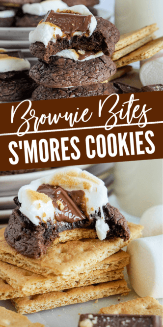 Brownie Bites S'mores Cookies Pinterest Photo