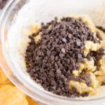 Chocolate Chip Cookie Croissant Chocolate Chip Dough in Bowl