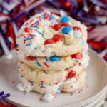 Easy 4th of July Cake Mix Cookies Recipe