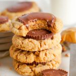 Reese’s Peanut butter Cookies Stacked