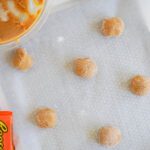 Reese’s Peanut butter Cookies on Baking Sheet