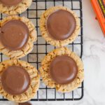 Reese’s Peanut butter Cookies on Cooling Rack