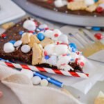 4th of July Brownie Pizza