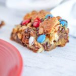 Chocolate Chip Cheesecake Cookie Bars Recipe for the 4th of July