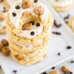 Cookie Dough Cookies with Chocolate Chips