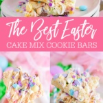 Cake Mix Easter Cookie Bars