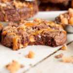 Caramel Brownie Toffee Cookies Recipe