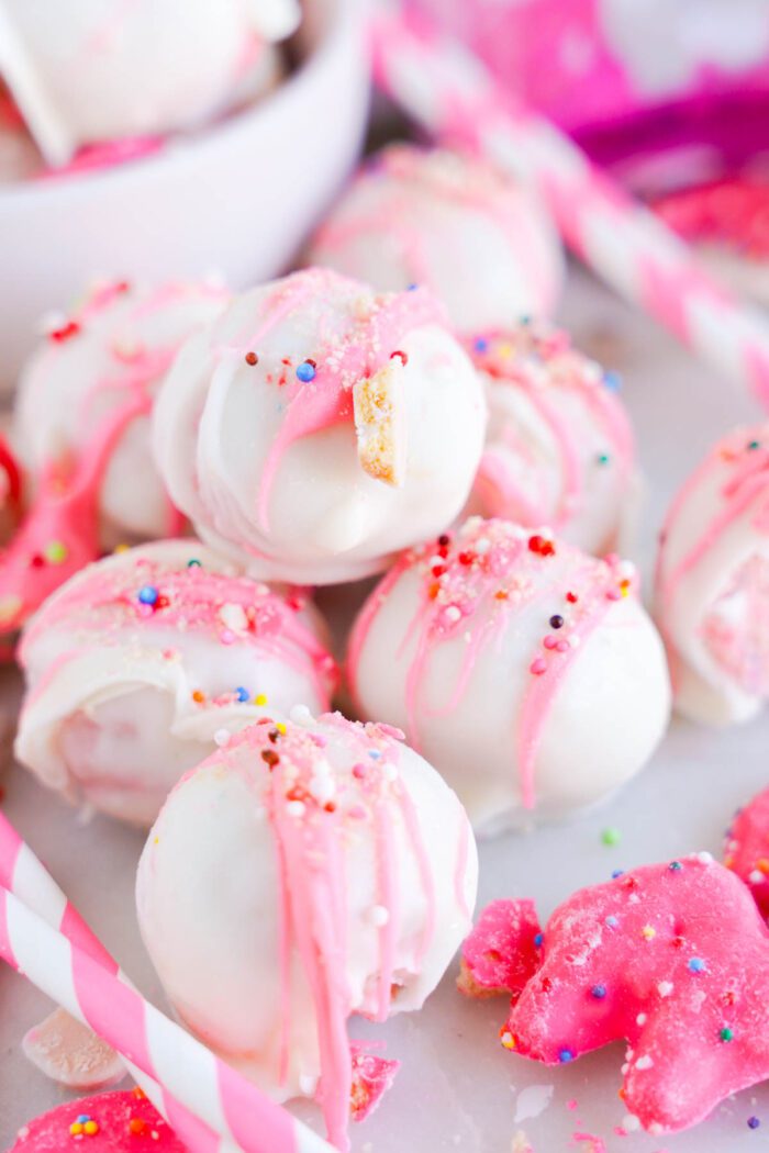 Circus Animal Cookie Balls - Lemonpeony