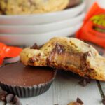 Reese’s Stuffed Peanut Butter Chocolate Chip Cookies